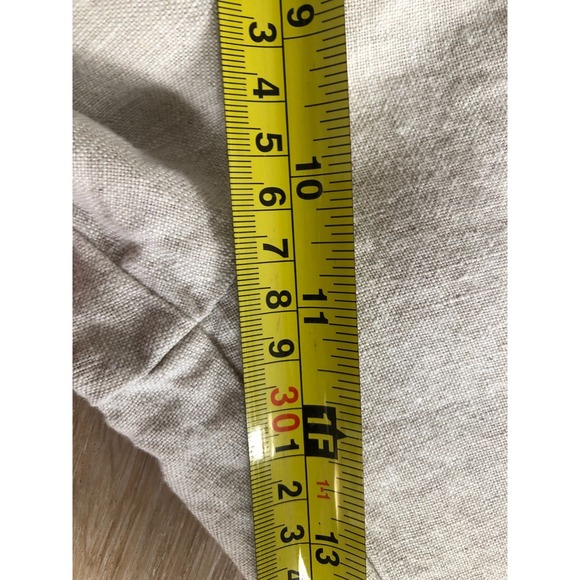 Reformation Women's Wide Leg Oatmeal Casual Minimalist 100% Linen Pants S - Picture 10 of 13